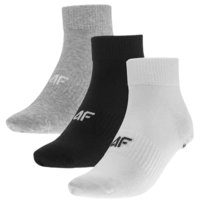 Skarpety casual za kostkę męskie (ZESTAW 3 szt.) 4F 4FWMM00USOCM440-94S Wielokolorowy Roz. 43-46 4F