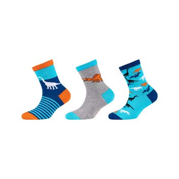 Skarpety chłopięce SKECHERS BOYS CASUAL ORGANIC CAMPING & HIKING SOCKS 3P-27-30 - SKECHERS