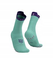 Skarpety Compressport Pro Racing Socks Run High Shell Blue/Purple r.42-44