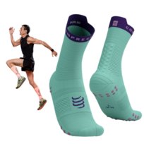 Skarpety Compressport Pro Racing Socks Run High Shell Blue/Purple r.42-44