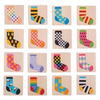 Skarpety, gra memo, Bigjigs