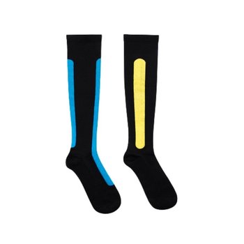 Skarpety kompresyjne Ostrichpillow Bamboo Socks L/XL - blue azure / yellow moss - Ostrichpillow