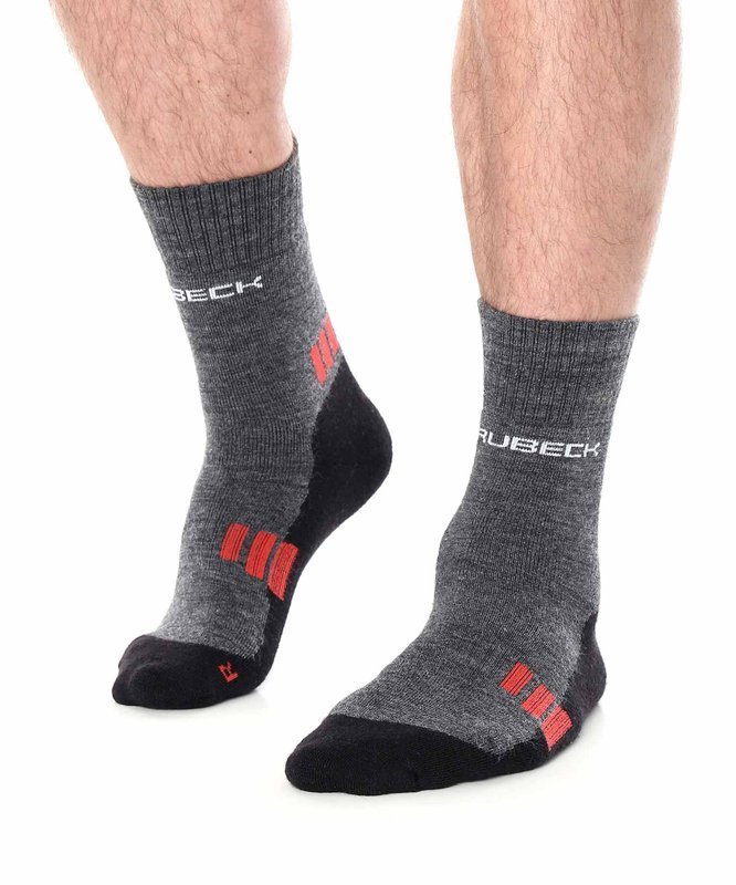 Skarpety męskie trekkingowe z wełną merino Brubeck Trekking Light