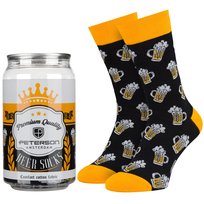 Skarpety męskie w puszce śmieszny prezent dla faceta męża chłopaka 38-44 Peterson