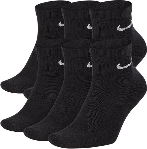 Skarpety NIKE Everyday Cotton Cush Ankle 6 pak DRI-FIT czarne r L / 42-46