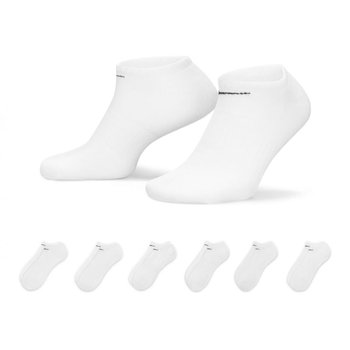 Skarpety Nike Everyday Sushion 6-pack SX7675 (kolor Biały, rozmiar M: 38-42) - Nike