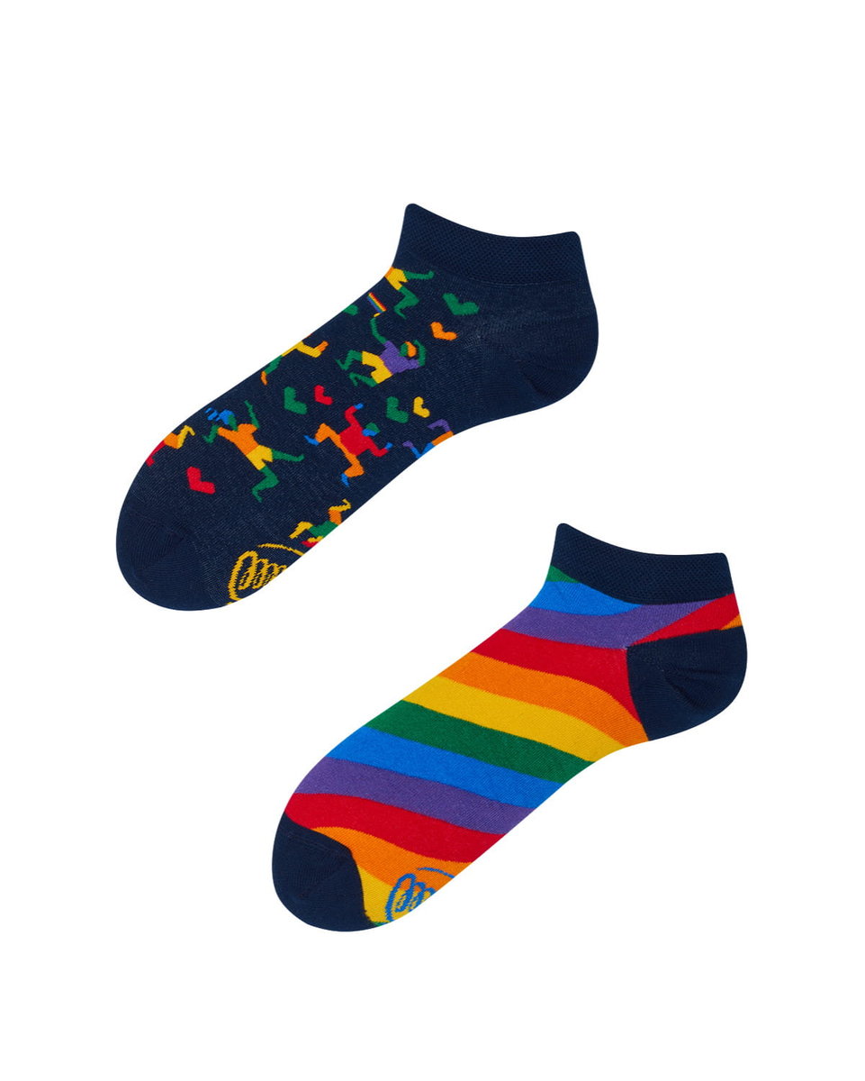 Many Mornings Socken 'Monkey Business' – Mismatched Design, Größe 35-38, 80% Baumwolle