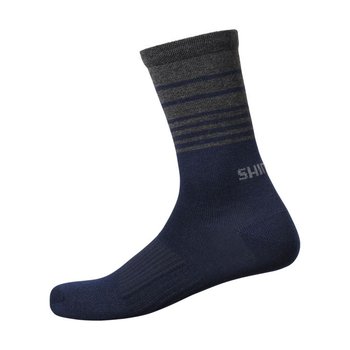 Skarpety rowerowe Shimano Original Wool Tall Socks | NAVY L/XL - Shimano