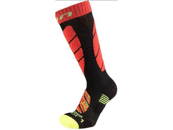 Skarpety UYN Junior ski socks Black Red 2021 B102 - UYN