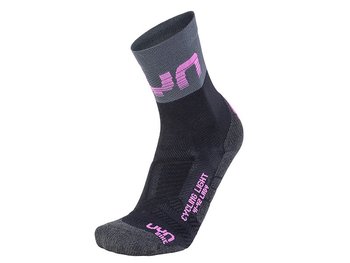 Skarpety Uyn Light Lady Socks Black Grey Rose Violet   - 39-40 - UYN