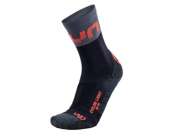 Skarpety UYN Light Mens Socks Black Grey Hibiskus   - 35-38 - UYN