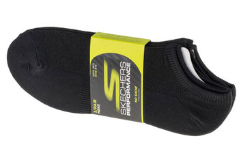 Skechers 3pk No Show Stretch Socks S101715-BLK, Mężczyzna, skarpetki, Czarny - SKECHERS