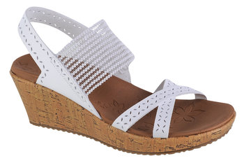 Skechers Beverlee - Boho Glow 119330-WHT, Damskie, sandały, Biały - SKECHERS