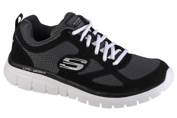 Skechers Burns 52635-BKW, Męskie, buty sneakers, Szary - SKECHERS