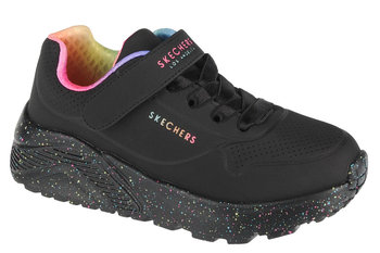 Skechers, Buty dziewczęce, Uno Lite Rainbow Specks 310457L-BKMT, czarne, rozmiar 32 - SKECHERS