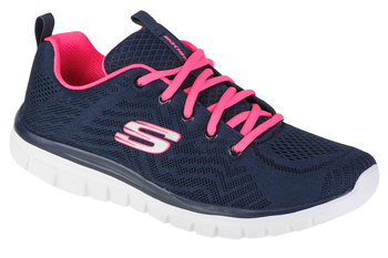 Skechers, Buty sportowe damskie, Graceful-Get Connected 12615-NVHP, Granatowe, rozmiar 35 1/2 - SKECHERS