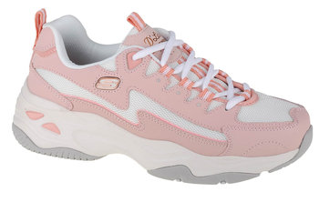 Skechers D'Lites 4.0 149491-ROS, Damskie, buty sneakers, Różowy - SKECHERS