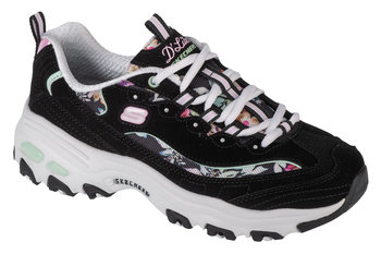 Skechers D'Lites-Blooming Fields 149794-BKMT, Damskie, buty sneakers, Czarne - SKECHERS