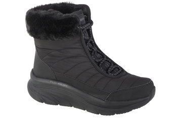 Skechers D'Lux Walker - Winter Solstice 167388-Bbk, Damskie, Buty Zimowe, Czarne - SKECHERS