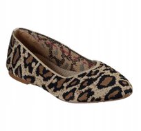 Skechers Damskie Baleriny Wsuwane W Panterkę 38 J3A SKECHERS