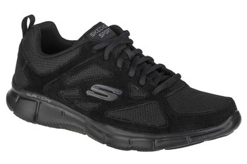 Skechers Equalizer 52748-BBK, Męskie, buty sneakers, Czarne - SKECHERS