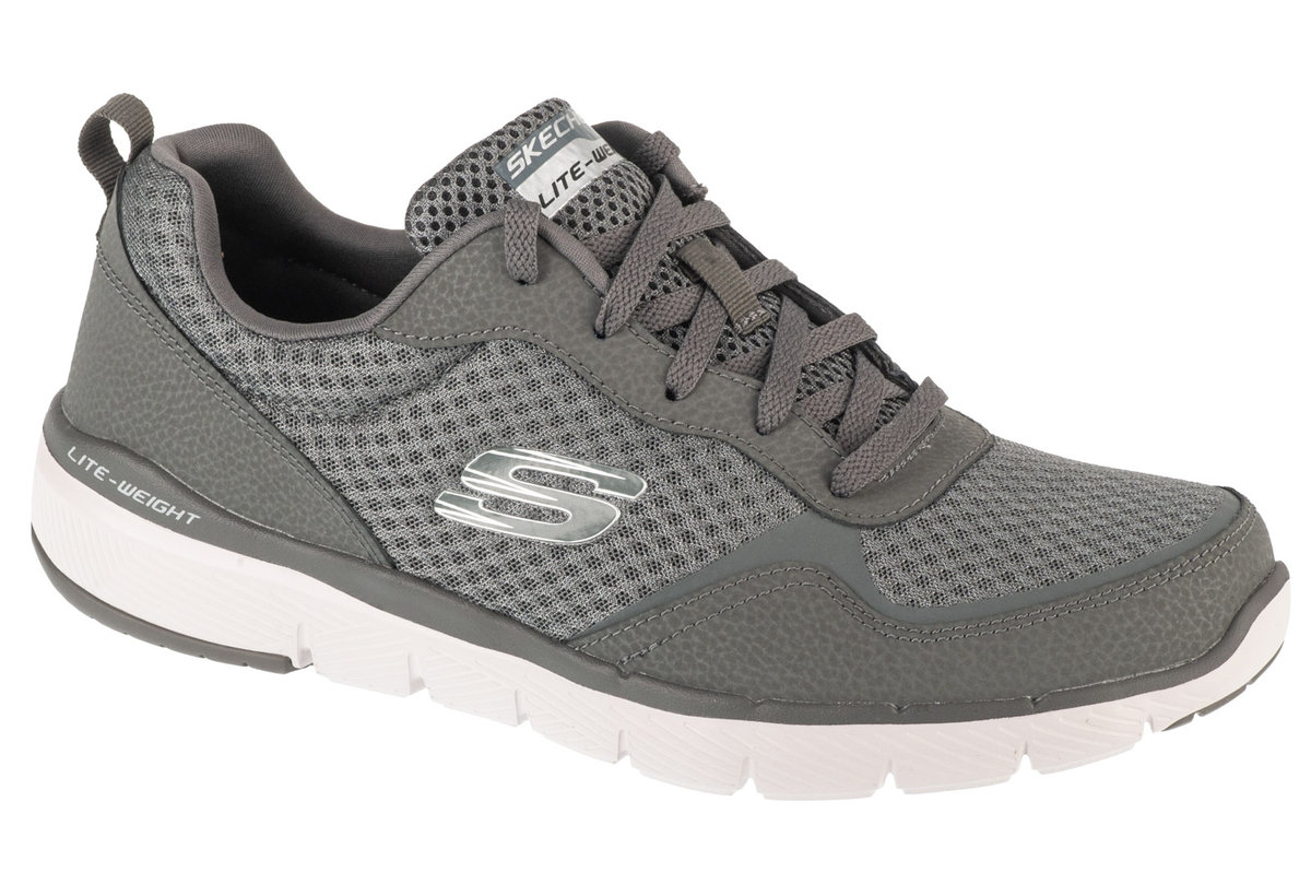 Skechers Flex Advantage 3.0 52954-CHAR, Męskie, buty treningowe, Szary ...