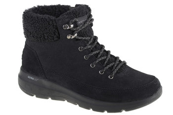 Skechers Glacial Ultra - Woodlands 16677-BBK, Damskie, trzewiki, Czarne - SKECHERS