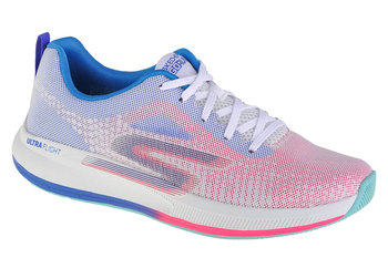 Skechers Go Run Pulse - Get Moving 128105-WMLT damskie buty do biegania białe - SKECHERS