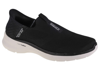 Skechers Go Walk 6 - Easy On 216278-BLK, Męskie, buty sneakers, Czarne - SKECHERS