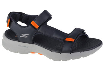 Skechers Go Walk 6 Sandal 229126-NVOR, Męskie, sandały, Granatowy - SKECHERS