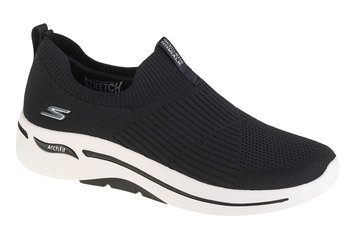 Skechers Go Walk Arch Fit 124409-Blk, Damskie, Buty Sneakers, Czarne - SKECHERS