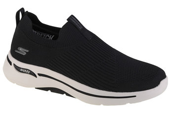 Skechers Go Walk Arch Fit 216118-BKW, Męskie, buty sneakers, Czarne - SKECHERS