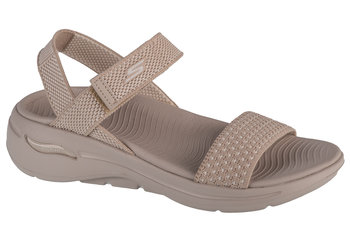 Skechers Go Walk Arch Fit Sandal - Polished 140264-NAT, Damskie, sandały, Beżowy - SKECHERS