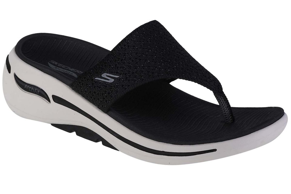 Skechers Go Walk Arch Fit - Weekender 140221-BKW, Damskie, japonki ...