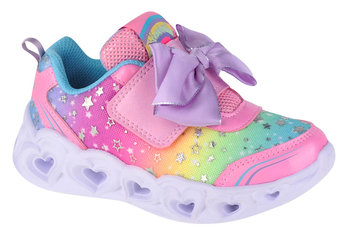 Skechers Heart Lights-All About Bows 302655N-PKMT dziewczęce sneakersy, różowe, rozmiar 26 - SKECHERS