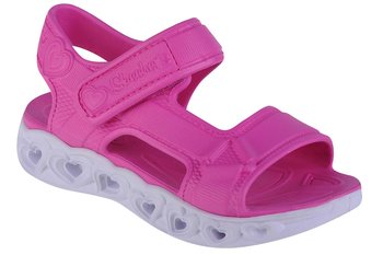 Skechers Heart Lights Sandal - Always Flashy 308045L-PNK, dla dziewczynki, sandały, Różowy - SKECHERS