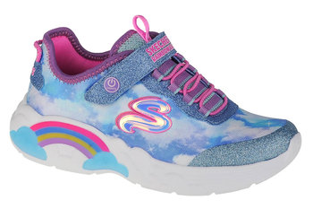 Skechers Rainbow Racer 302300L-BLU dziewczęce sneakersy niebieskie - SKECHERS