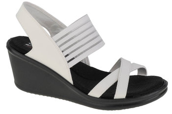 Skechers Rumblers-Solar Burst 31597-WHT damskie sandały białe - SKECHERS