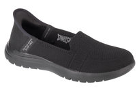Skechers Slip-Ins On The Go Flex - Camellia 138181-BBK, Damskie, półbuty, Czarne SKECHERS