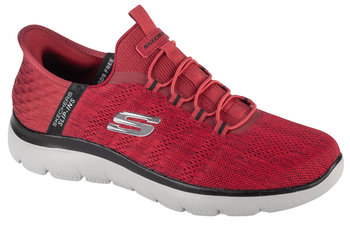 Skechers Slip-Ins: Summits - Key Pace 232469-RDBK, Męskie, buty sneakers, Czerwony - SKECHERS