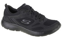 Skechers Summits Suited 12982-BBK, Damskie, buty sneakers, Czarne SKECHERS