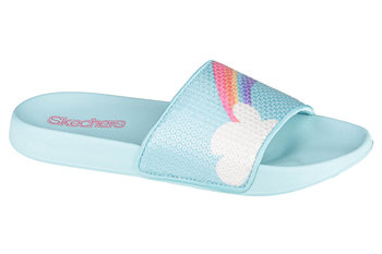 Skechers, Sunny Slides-Dreamy Steps 86994L-LBMT, dla dziewczynki, klapki, Niebieskie, rozmiar 27 1/2 - SKECHERS