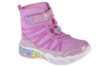Skechers Sweetheart Lights 302661L-LVTQ, buty dla dziewczynki zimowe różowe - SKECHERS