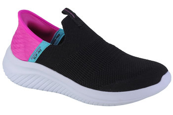 Skechers Ultra Flex 3.0 - Fresh Time Slip-ins 303800L-BKPK, dla dziewczynki, buty sneakers, Czarne - SKECHERS
