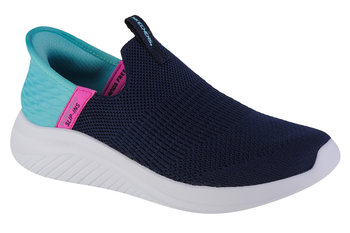 Skechers Ultra Flex 3.0 - Fresh Time Slip-ins 303800L-NVTQ, dla dziewczynki, buty sneakers, Granatowy - SKECHERS