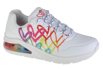 Skechers Uno 2 - Floating Love 155521-WHT damskie sneakersy, białe, rozmiar 39 - SKECHERS