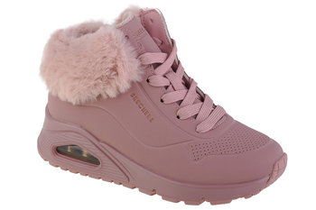 Skechers Uno - Fall Air 310539L-Mve, Dla Dziewczynki, Buty Zimowe, Różowy - SKECHERS