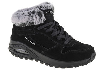 Skechers Uno Rugged Wintriness 167433-BLK, Damskie, buty zimowe, Czarne - SKECHERS