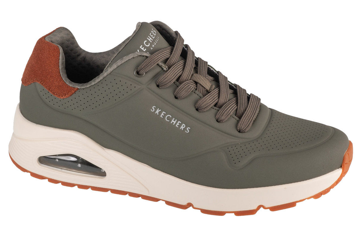 Skechers Uno - Suited On Air 183004-OLV, Męskie, buty sneakers, Zielony ...