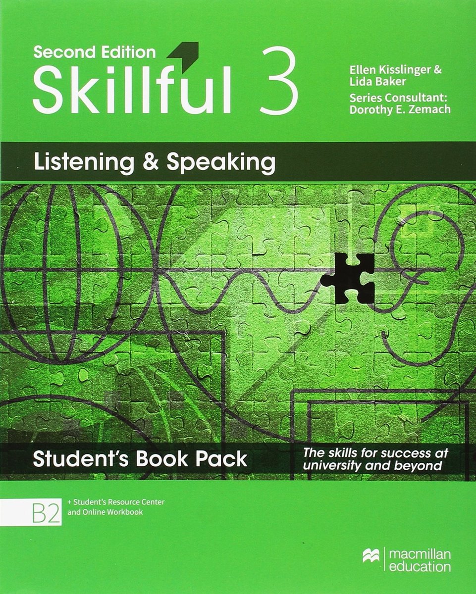 w　Pack.　Level　and　Premium　Speaking　Student's　Skillful.　Ellen　Książka　Listening　Kisslinger　Sklepie